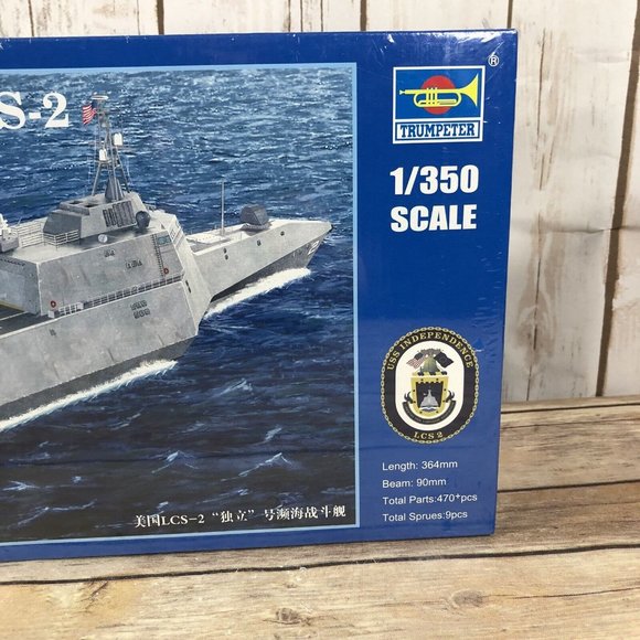 NEW Trumpeter USS Independence LCS-2 Warship Model Kit Plastic 2010 SEALED - Picture 4 of 12